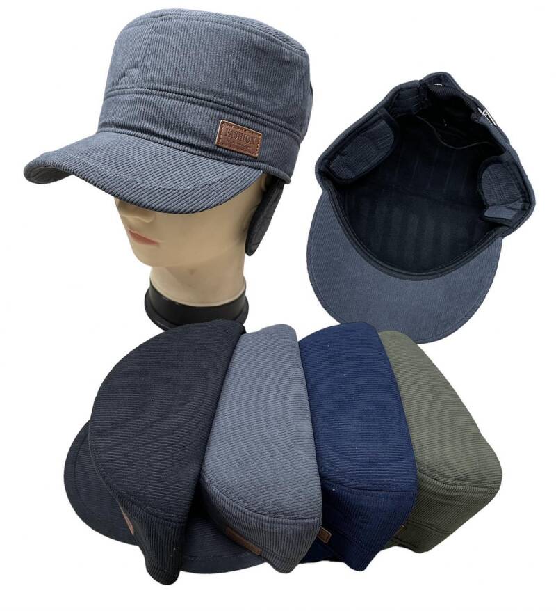 Czapka meska Roz Standard Mix kolor Paczka 12 szt