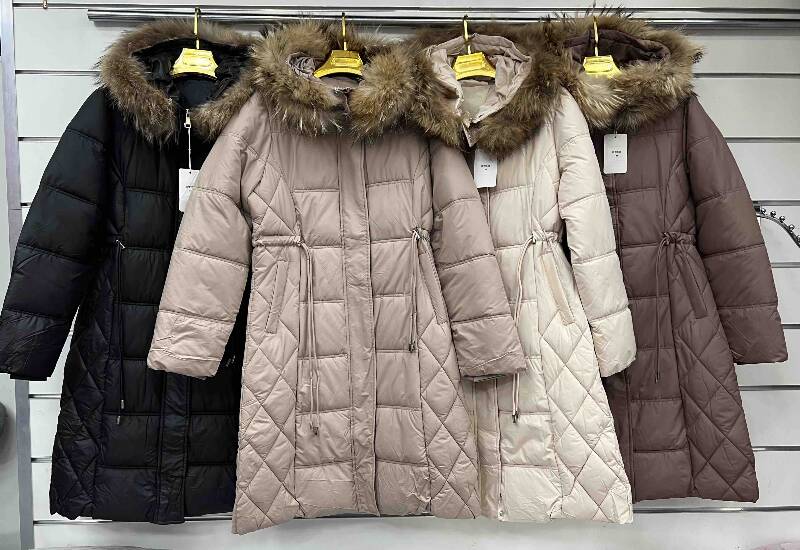 Kurtki damskie zimowe Roz M-3XL, 1 Kolor Paczka 5 szt