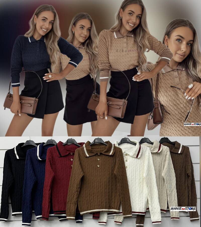 Bluzki damskie (Włoskie produkt) Roz Standard, Mix Kolor Paczka 5 szt