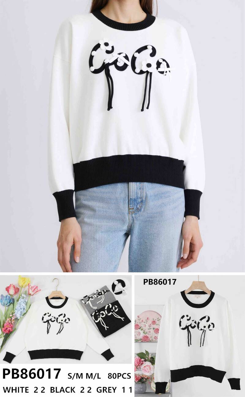 Swetry damskie (Francja produkt) Roz S/M-M/L, Mix Kolor .Paczka 10 szt