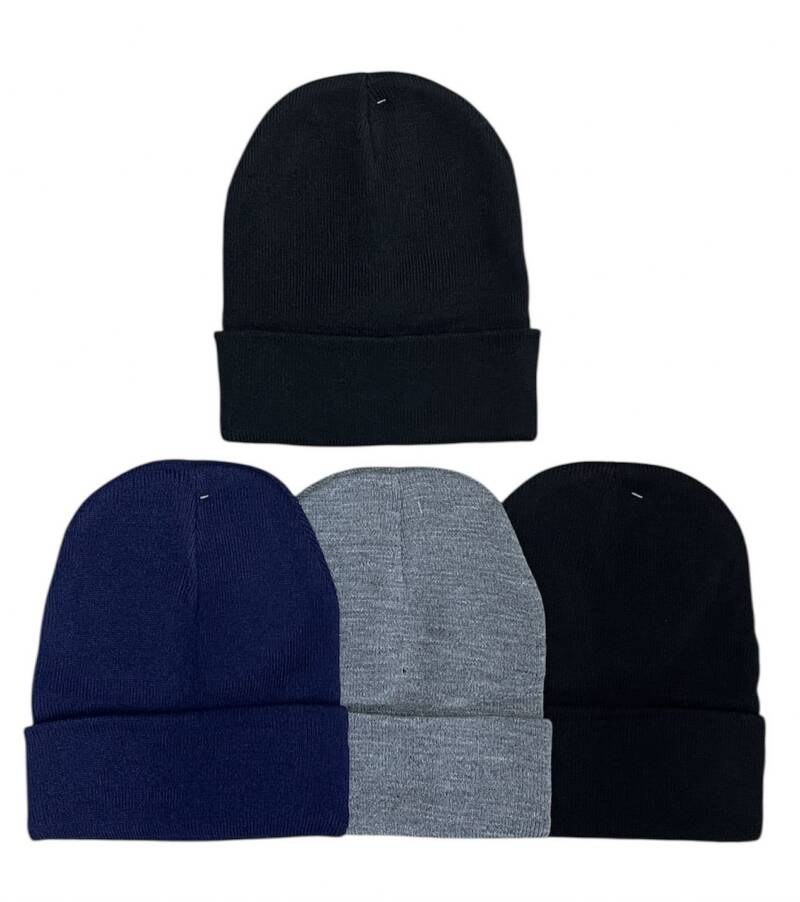 Czapka meska zimowa Roz Standard Mix kolor Paczka 12 szt