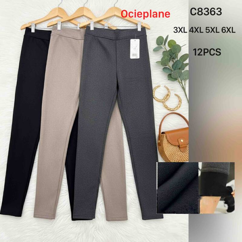 Leginsy damskie Roz 3XL-6XL, Mix kolor Paczka 12 szt