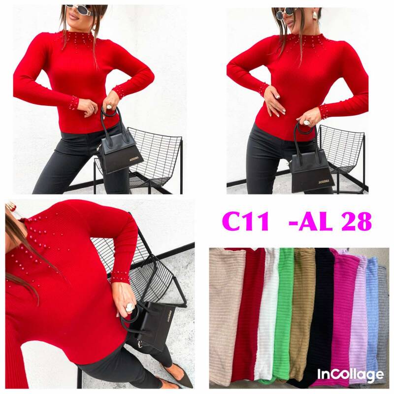 Bluzki damskie Roz M-2XL, Mix Kolor .Paczka 10 szt