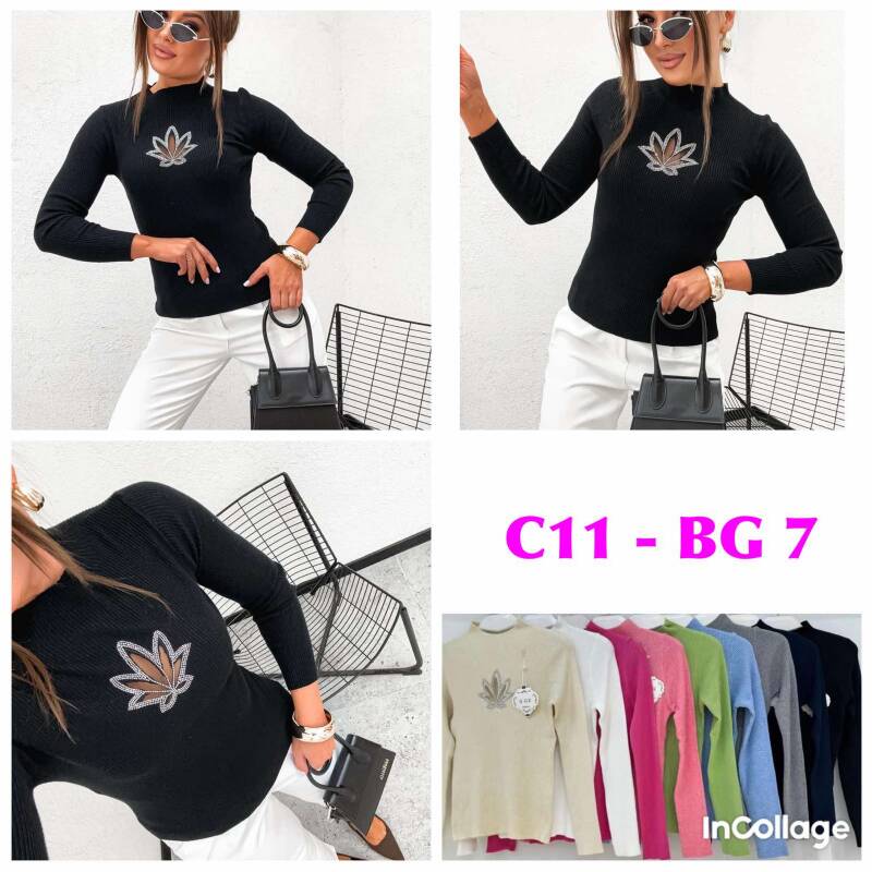Bluzki damskie Roz M-2XL, Mix Kolor .Paczka 10 szt