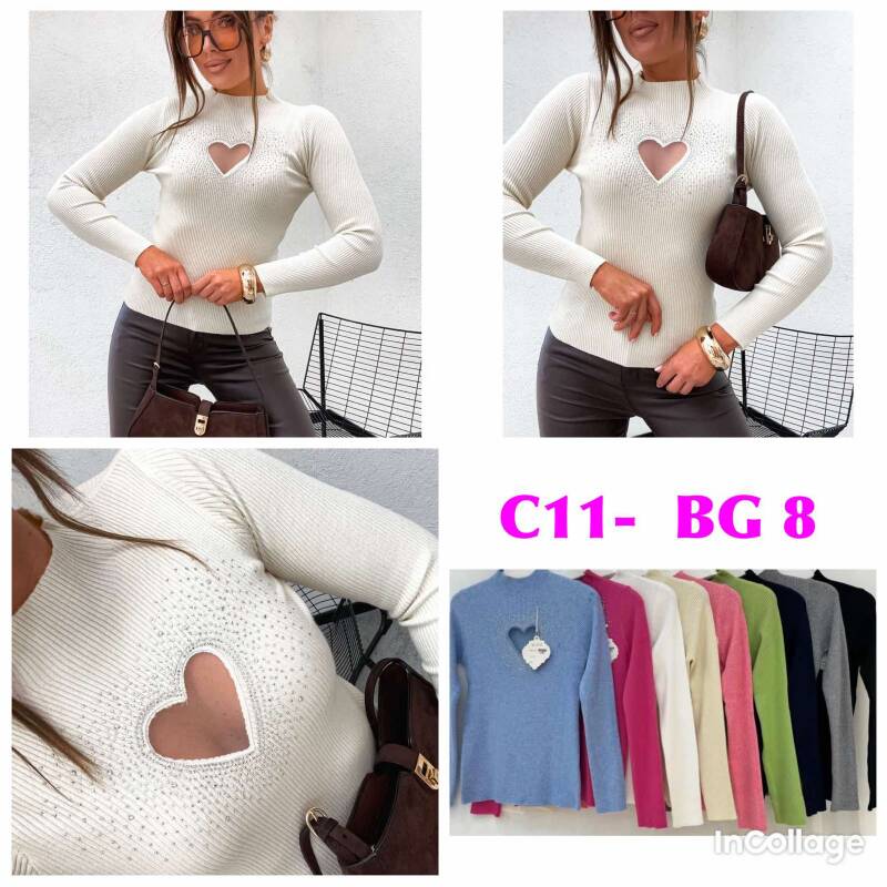 Bluzki damskie Roz M-2XL, Mix Kolor .Paczka 10 szt