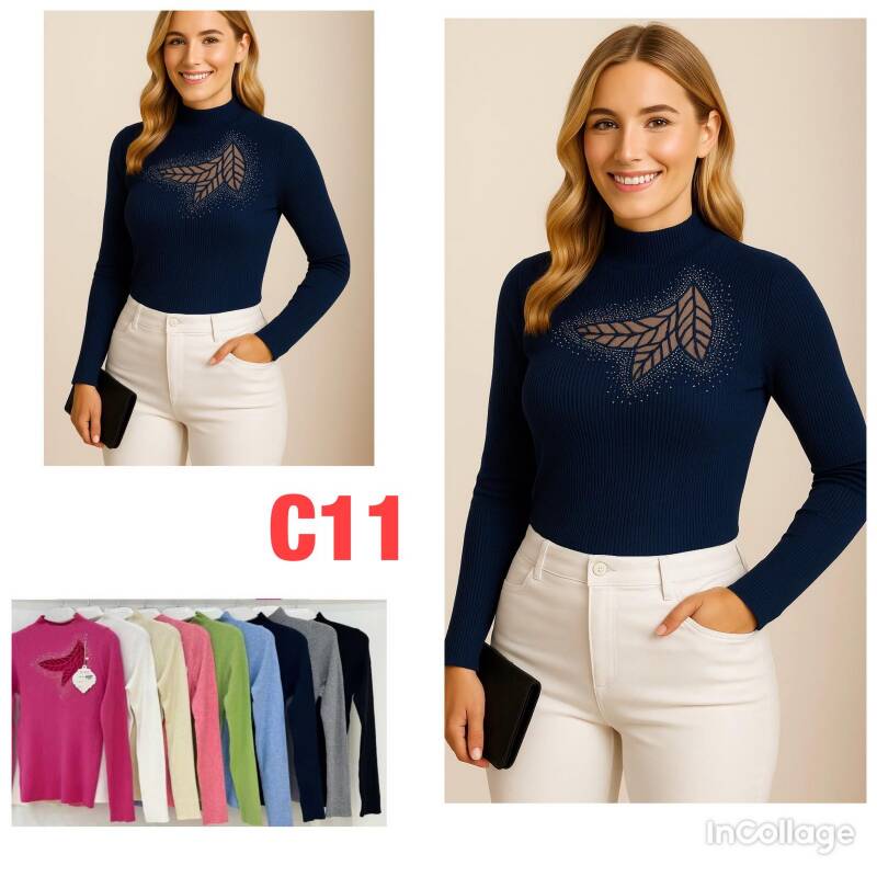 Bluzki damskie Roz M-2XL, Mix Kolor .Paczka 10 szt