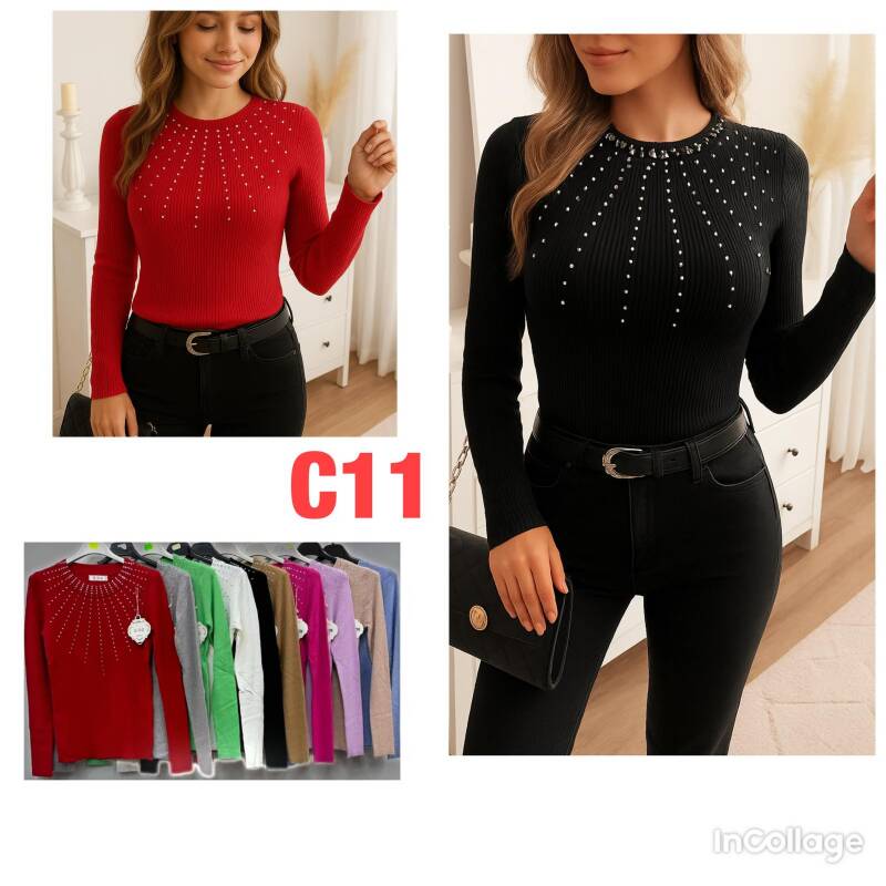 Bluzki damskie Roz M-2XL, Mix Kolor .Paczka 10 szt