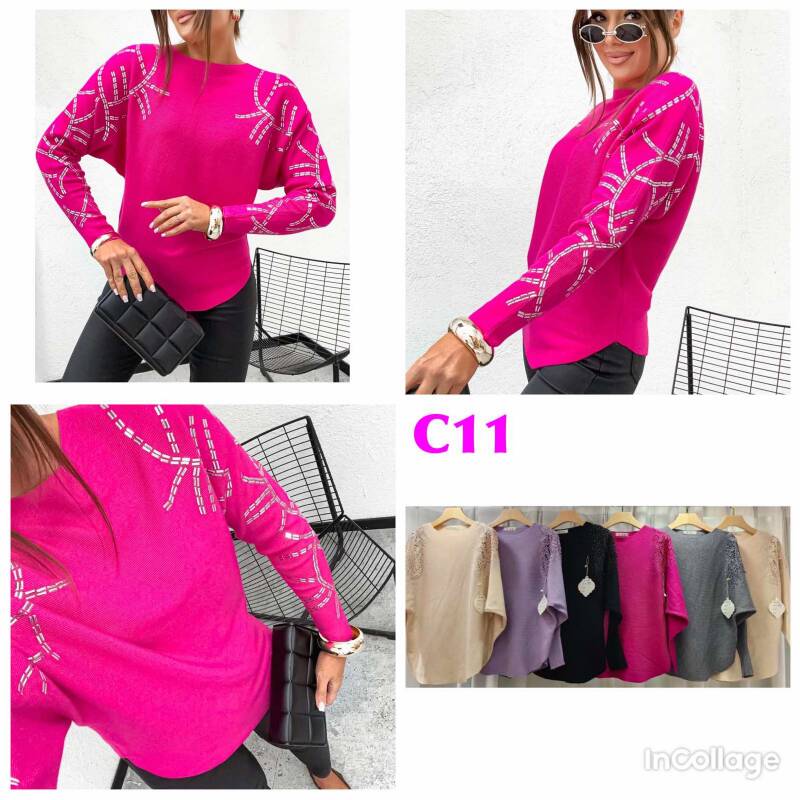 Bluzki damskie Roz L-3XL, Mix Kolor .Paczka 10 szt