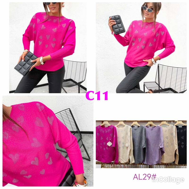 Bluzki damskie Roz L-3XL, Mix Kolor .Paczka 10 szt
