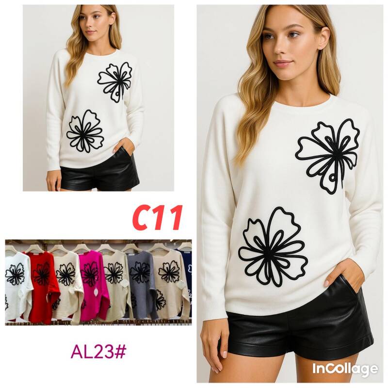 Bluzki damskie Roz L-3XL, Mix Kolor .Paczka 10 szt