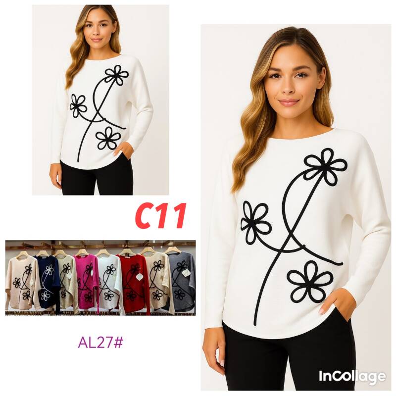 Bluzki damskie Roz L-3XL, Mix Kolor .Paczka 10 szt
