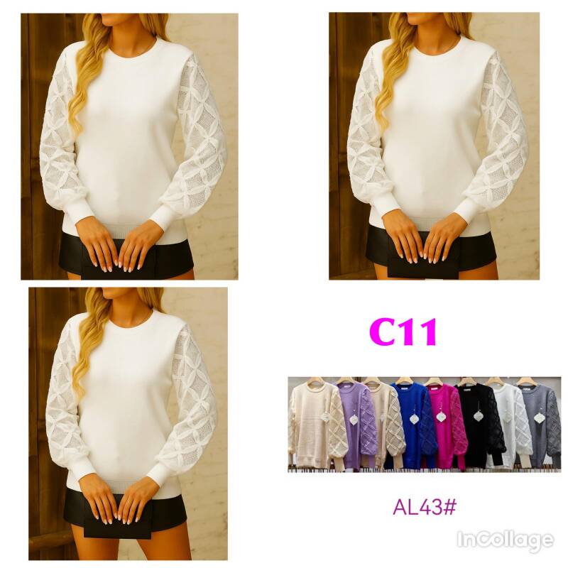 Bluzki damskie Roz L-3XL, Mix Kolor .Paczka 10 szt