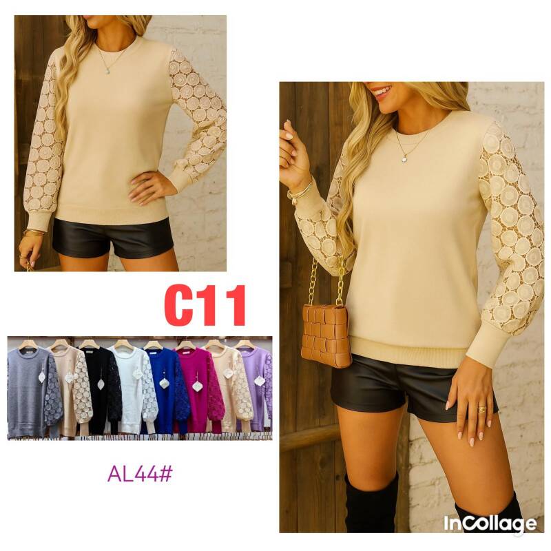 Bluzki damskie Roz L-3XL, Mix Kolor .Paczka 10 szt