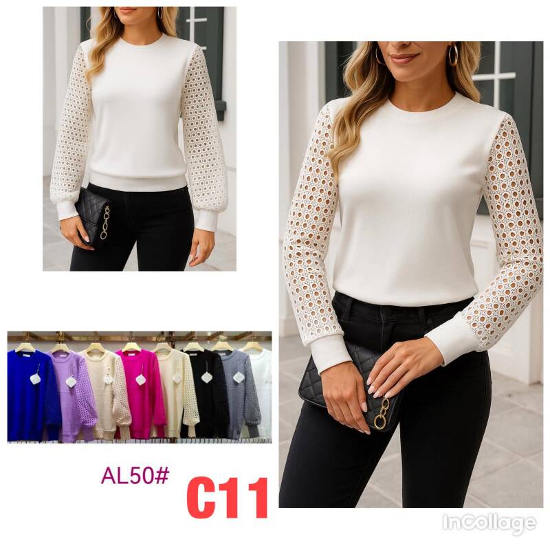 Bluzki damskie Roz L-3XL, Mix Kolor .Paczka 10 szt
