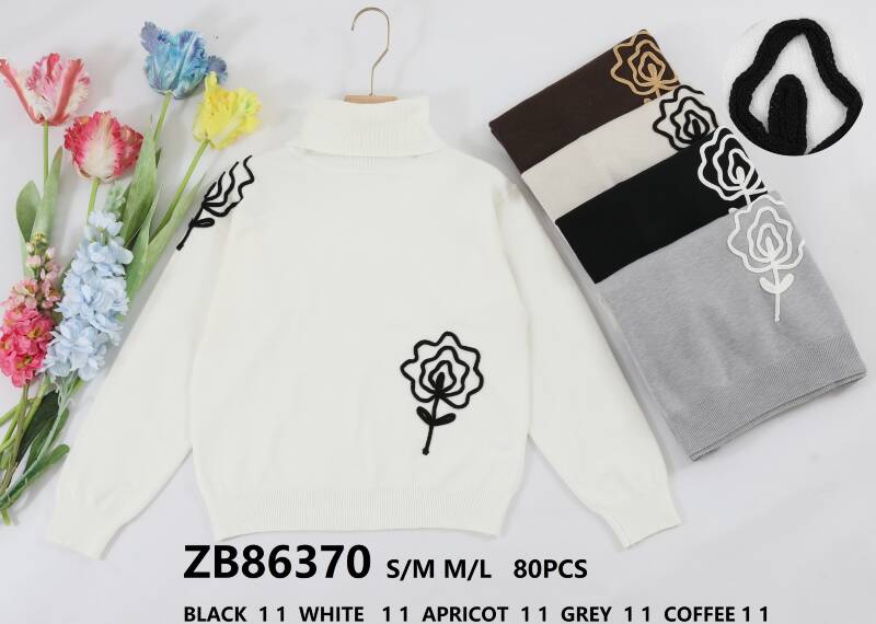 Swetry damskie (Francja produkt) Roz S/M-M/L, Mix Kolor .Paczka 10 szt