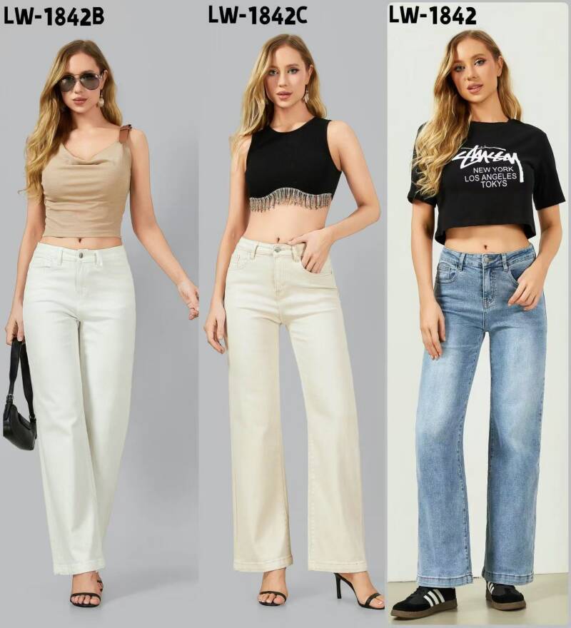 Spodnie damskie jeansy Roz XS-XL, 1 Kolor Paczka 10 szt