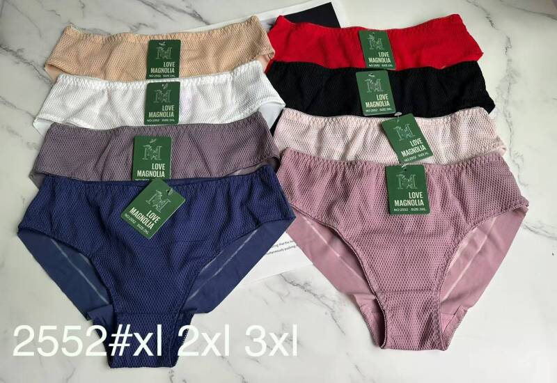 Majtki damskie Roz XL-3XL, Mix kolor Paczka 24 szt