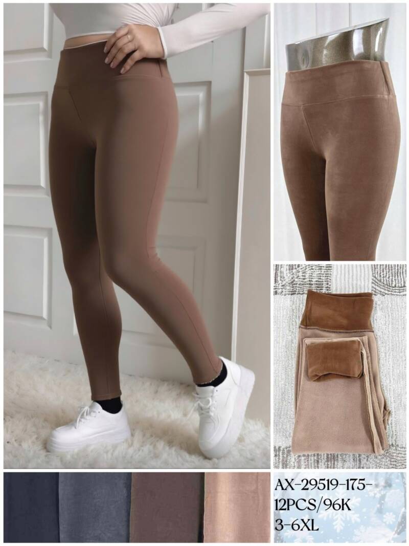 Leginsy damskie Roz 3XL-6XL, Mix kolor Paczka 12 szt