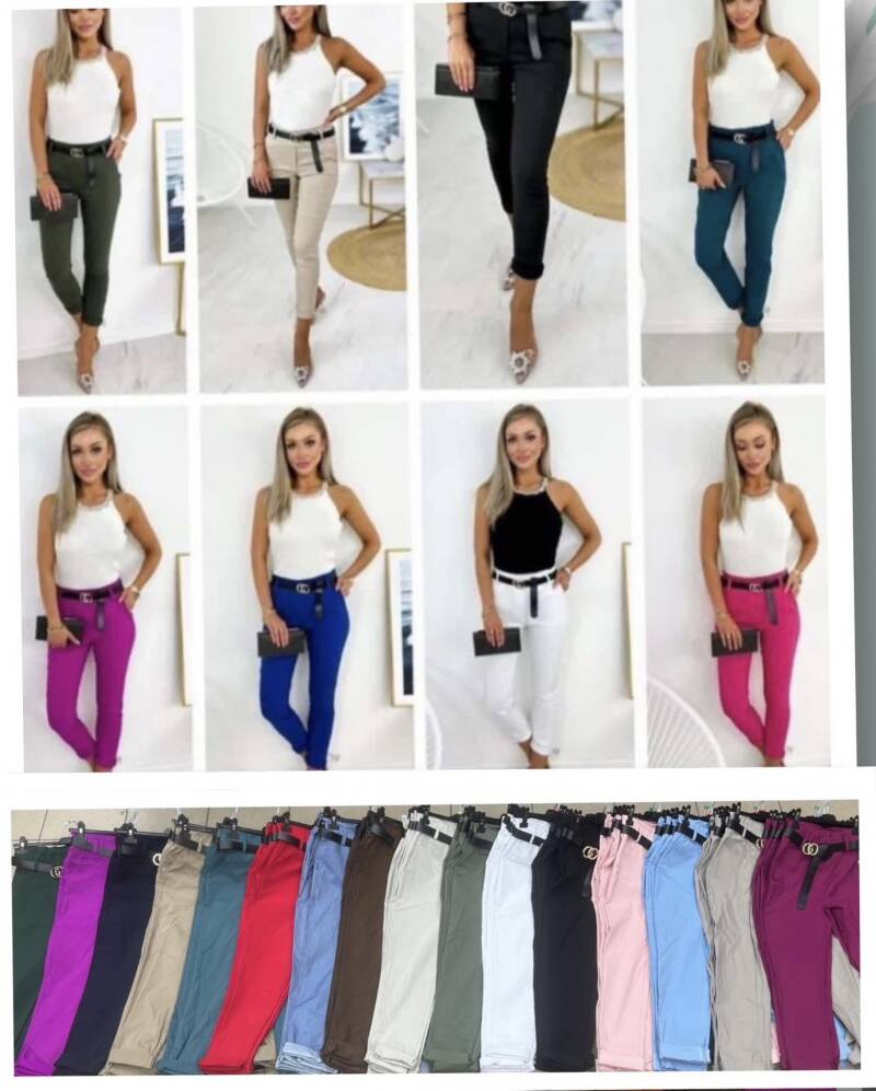 Spodnie damskie (Włoskie produkt) Roz S-2XL, Mix Kolor Paczka 5 szt