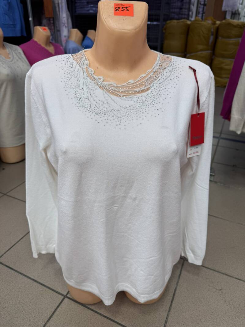 Swetry damskie Roz L-3XL. 1 kolor. Paczka 10 szt