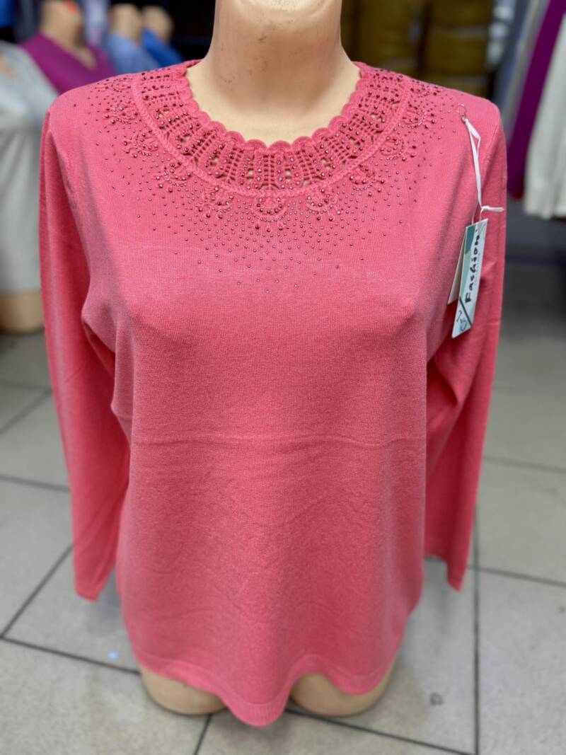 Swetry damskie Roz L-3XL. 1 kolor. Paczka 10 szt
