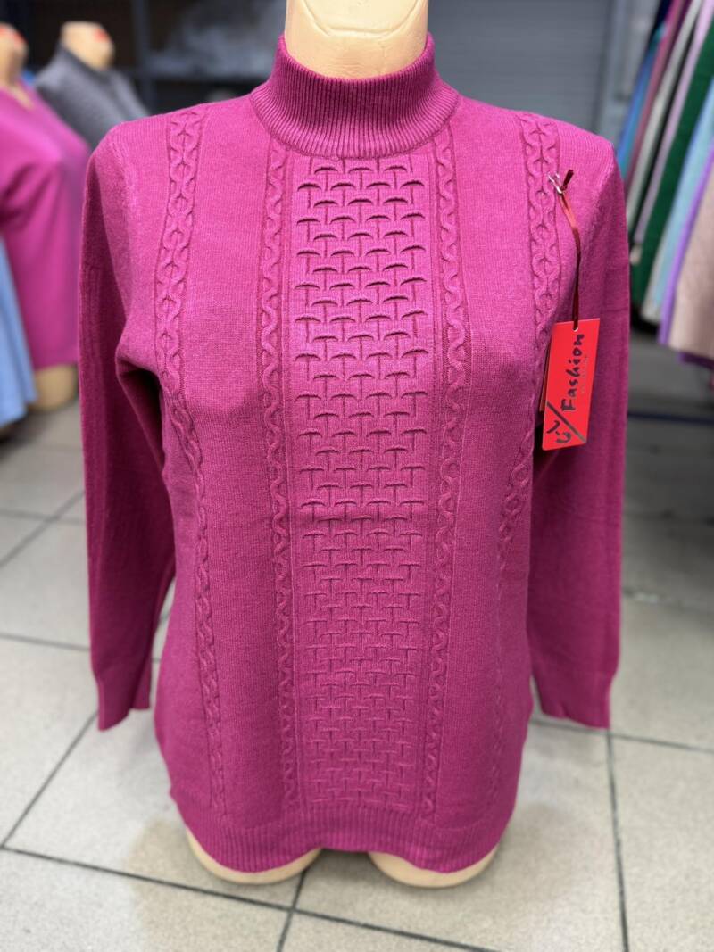 Swetry damskie Roz L-3XL. 1 kolor. Paczka 10 szt