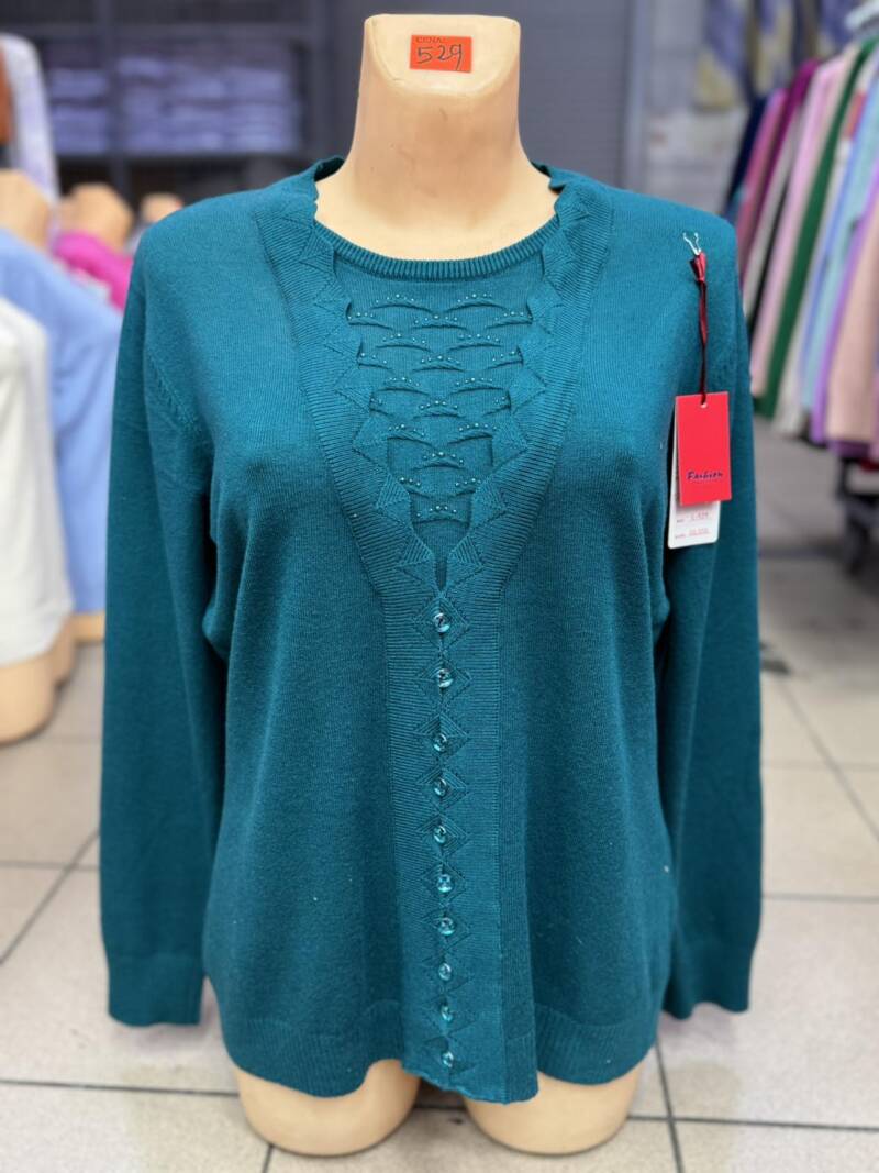 Swetry damskie Roz L-3XL. 1 kolor. Paczka 10 szt