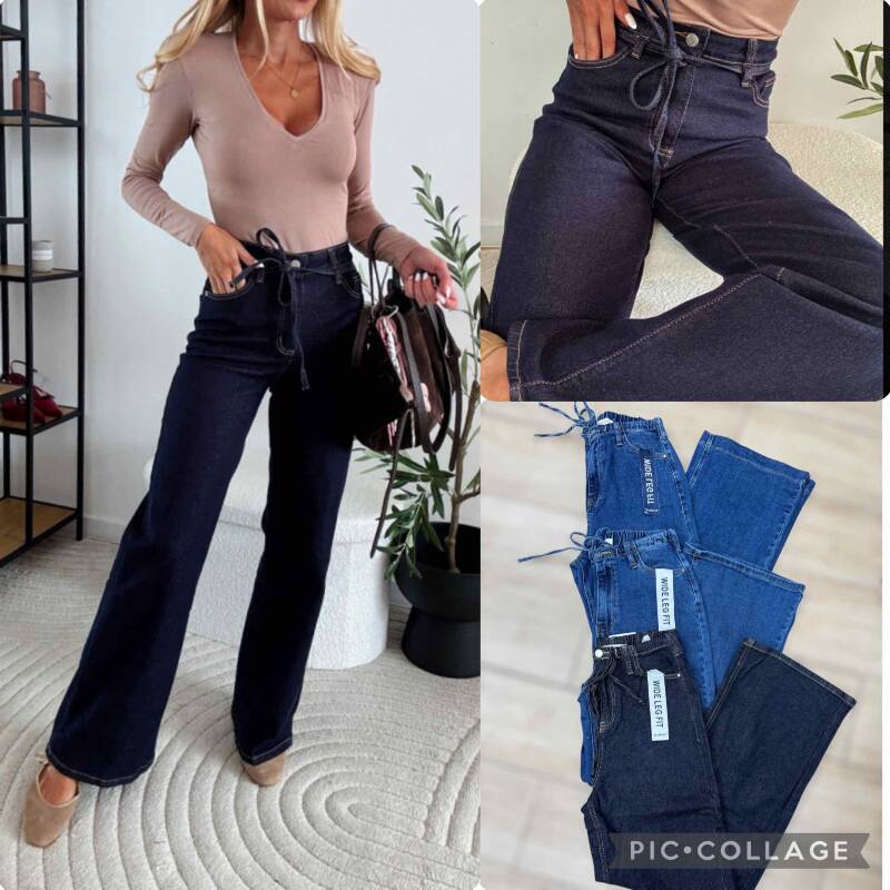 Spodnie damskie jeansy Roz XS-XL, 1 Kolor Paczka 12 szt