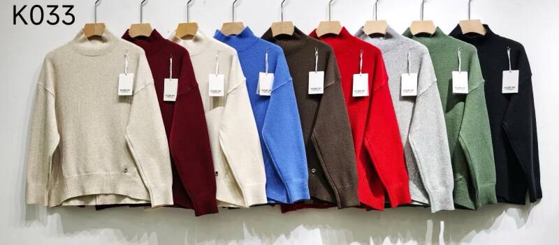 Swetry damskie Roz S/M-L/XL. Mix kolor. Paczka 10 szt