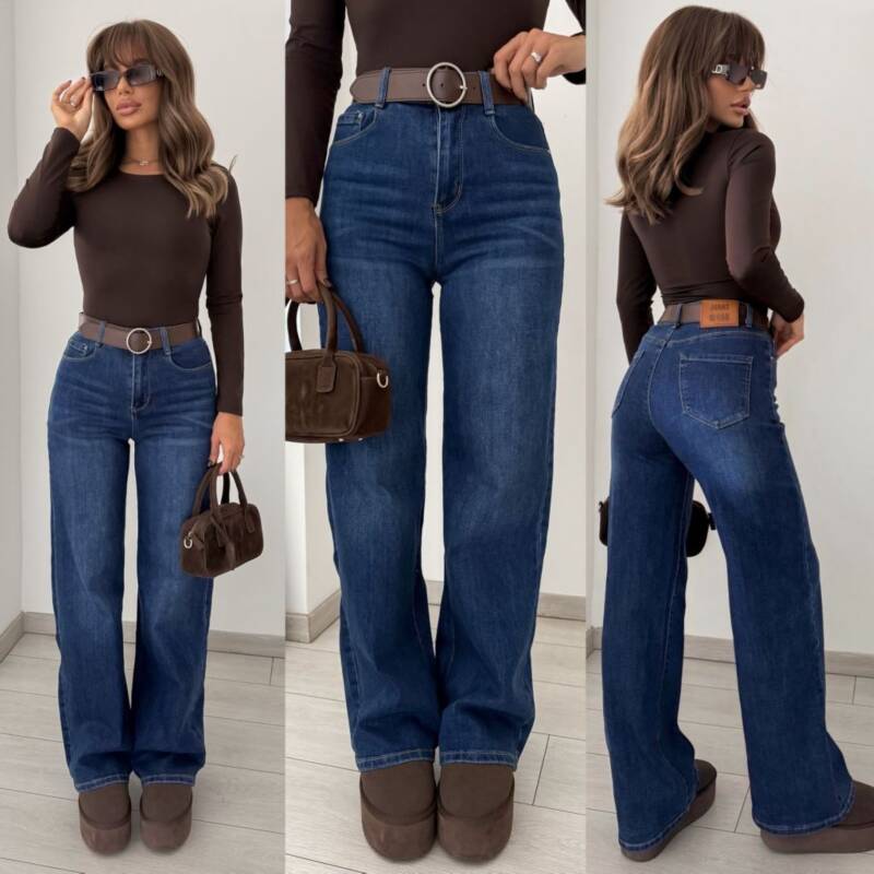 Spodnie damskie jeansy Roz XS-XL, 1 Kolor Paczka 12 szt