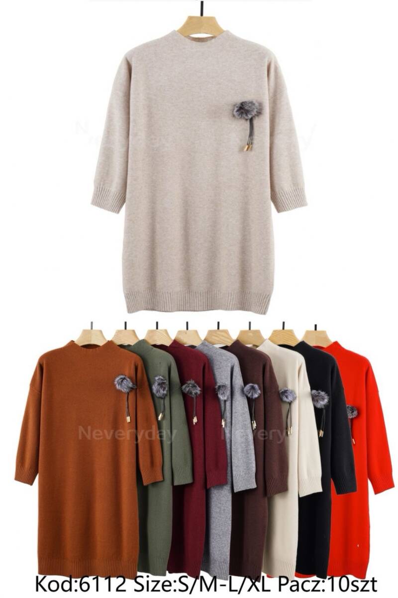 Sukienki damskie Roz S/M-L/XL. Mix kolor. Paczka 10 szt