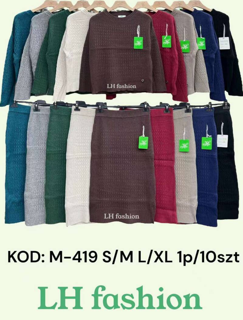 Komplet damskie Roz S/M-L/XL. Mix kolor. Paczka 10 szt