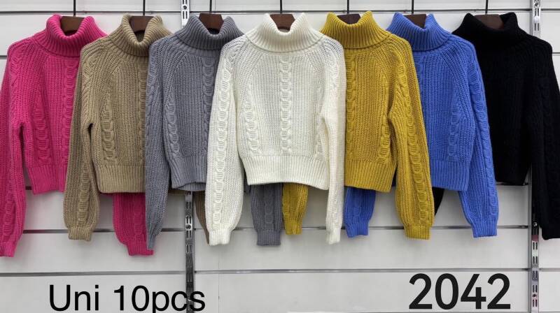 Swetry damskie Roz Standard, Mix Kolor Paczka 10 szt