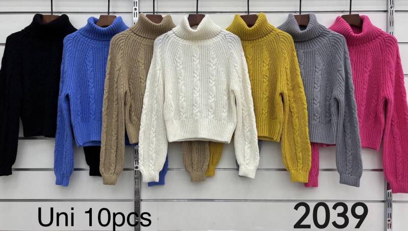 Swetry damskie Roz Standard, Mix Kolor Paczka 10 szt