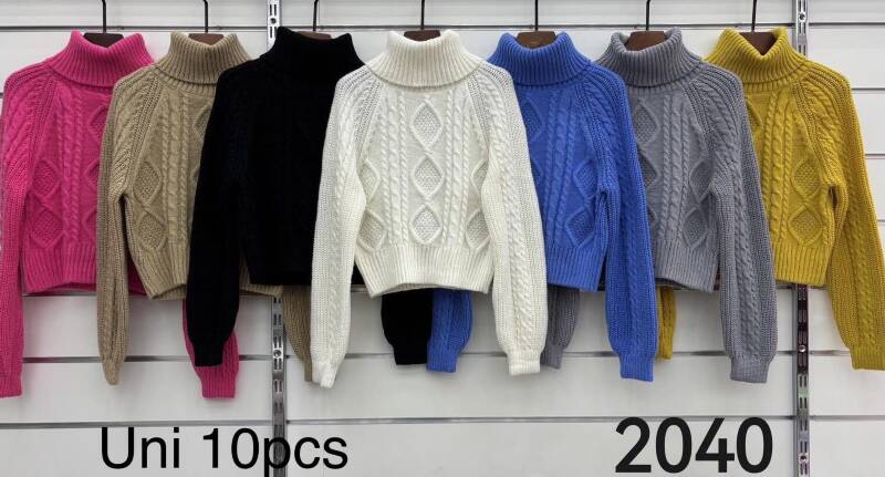 Swetry damskie Roz Standard, Mix Kolor Paczka 10 szt