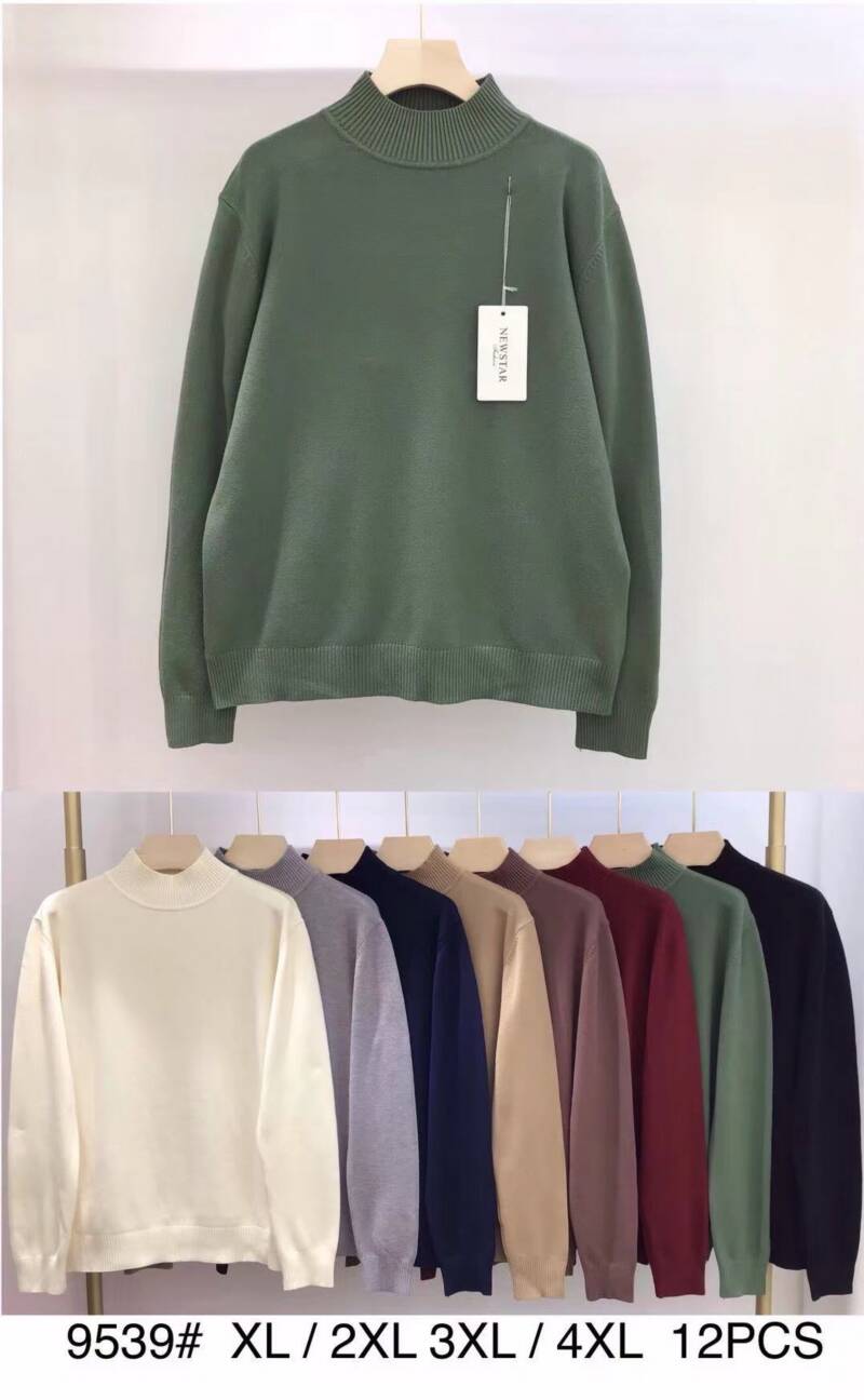 Swetry damskie Roz XL-4XL, Mix Kolor Paczka 12 szt