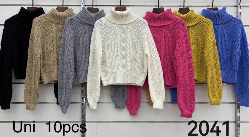 Swetry damskie Roz Standard, Mix Kolor Paczka 10 szt