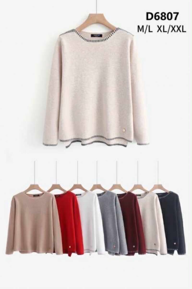 Swetry damskie Roz M/L-L/XL, Mix Kolor Paczka 12 szt