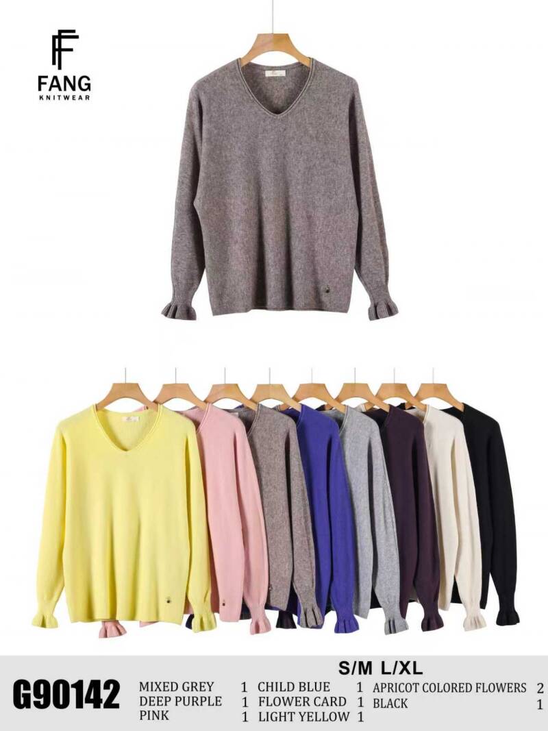 Swetry damskie Roz S/M-L/XL, Mix Kolor .Paczka 10 szt