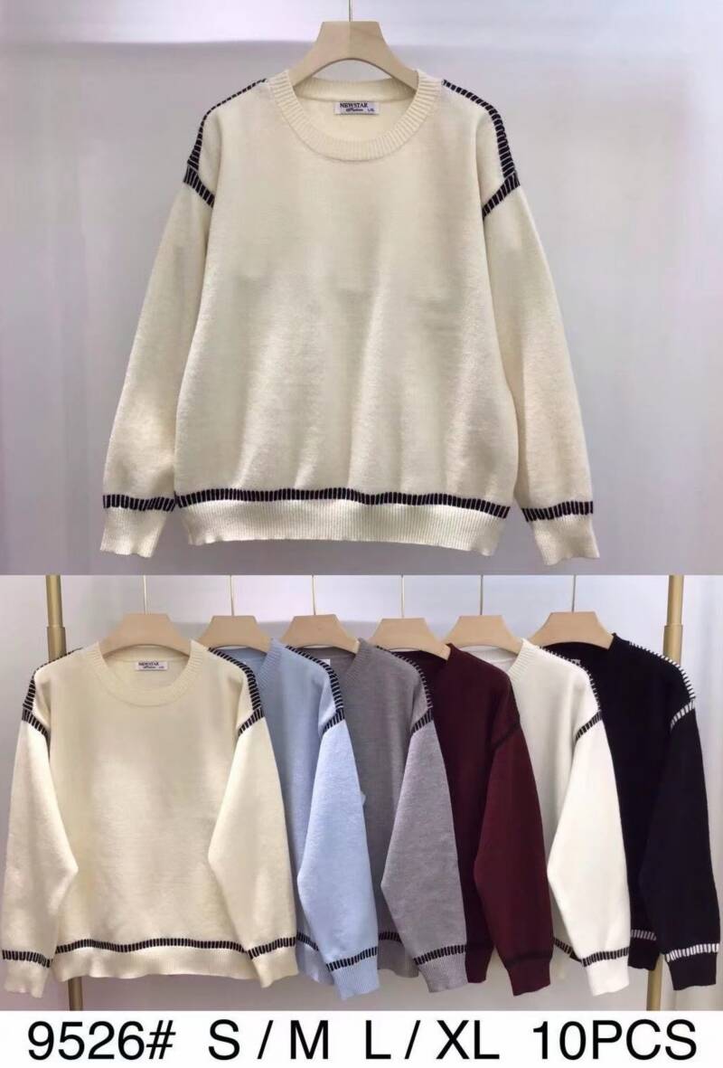 Swetry damskie Roz S/M-L/XL, Mix Kolor Paczka 10 szt