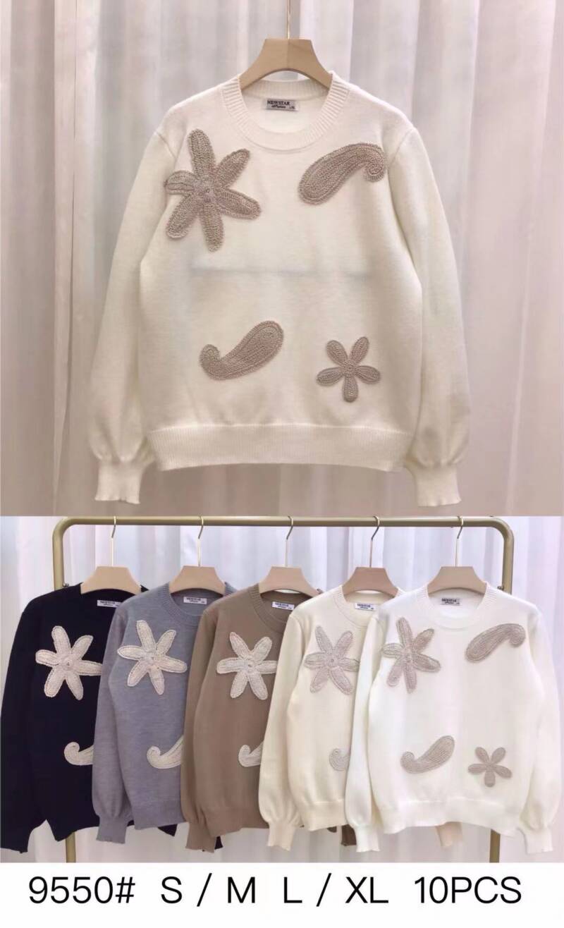 Swetry damskie Roz S/M-L/XL, Mix Kolor .Paczka 10 szt