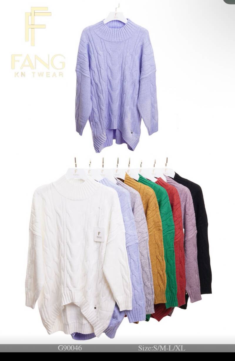 Swetry damskie Roz S/M-L/XL, Mix Kolor .Paczka 10 szt