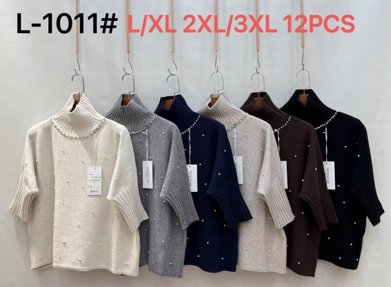 Swetry damskie Roz L-3XL, Mix Kolor Paczka 12 szt