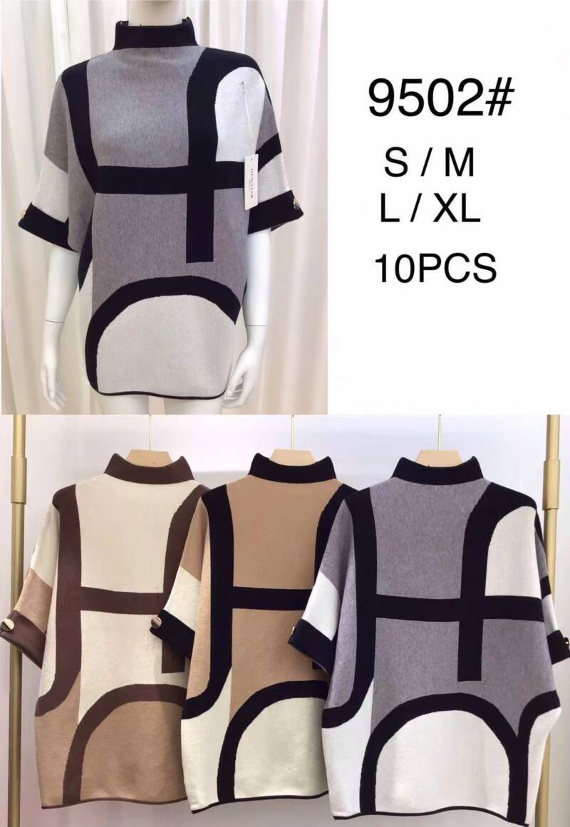 Bluzki damskie Roz S/M-L/XL, Mix Kolor .Paczka 10 szt
