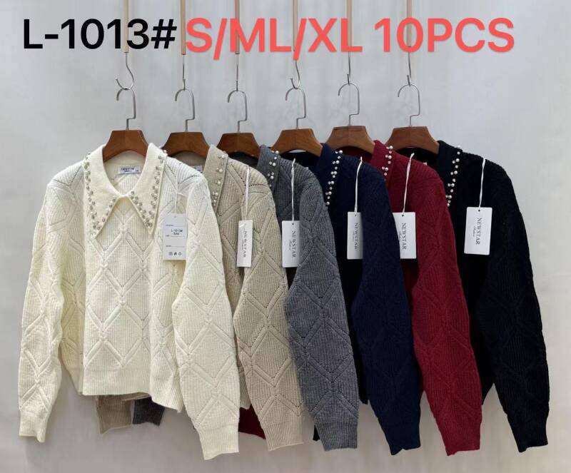 Swetry damskie Roz S/M-L/XL, Mix Kolor .Paczka 10 szt