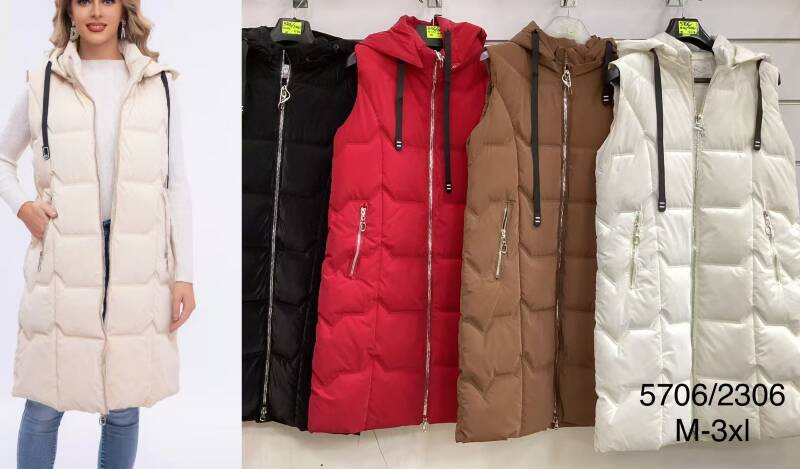 Kamizelki damskie Roz M-3XL, 1 Kolor Paczka 5 szt