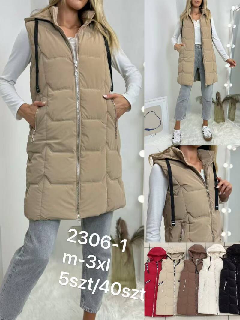 Kamizelki damskie Roz M-3XL, 1 Kolor Paczka 5 szt