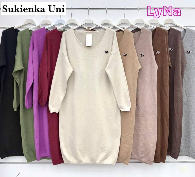 Sukienki damskie (Włoskie produkt) Roz Standard, Mix Kolor Paczka 5