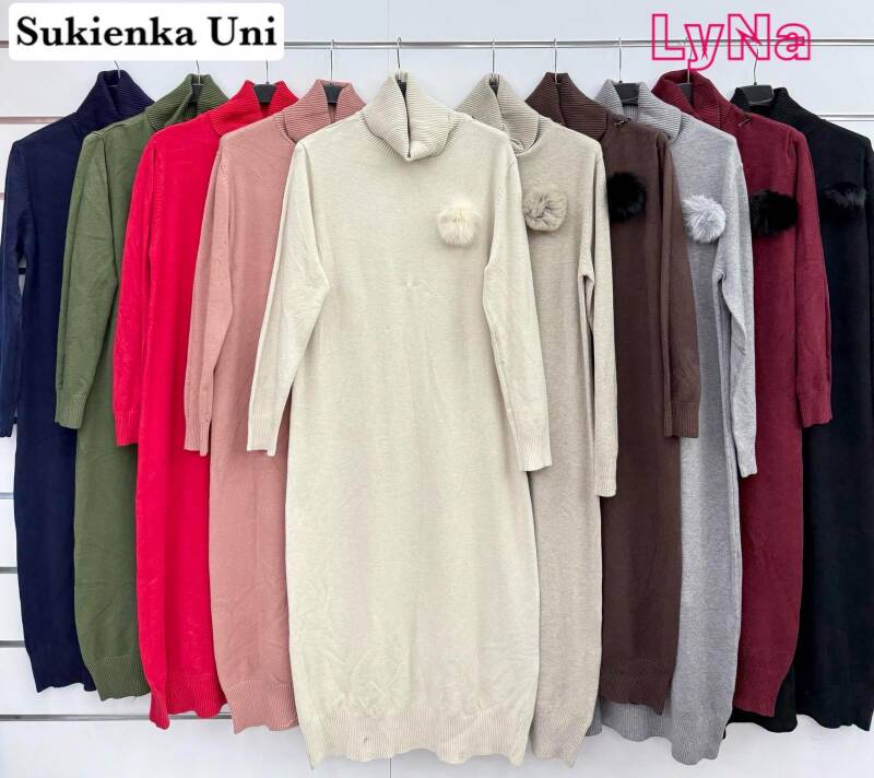 Sukienki damskie (Włoskie produkt) Roz Standard, Mix Kolor Paczka 5