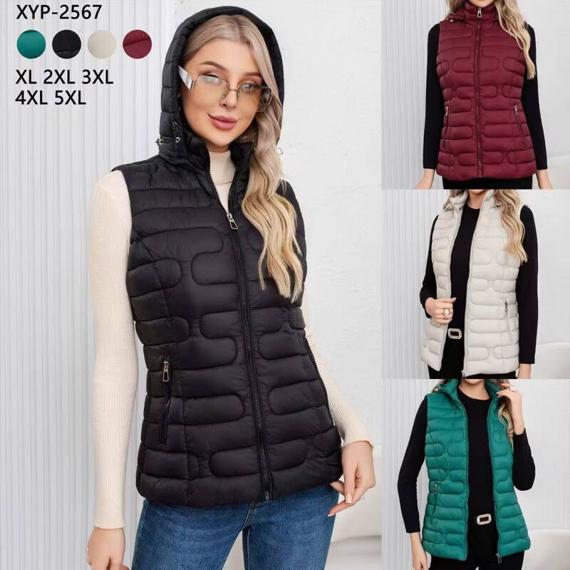 Kamizelki damskie Roz XL-5XL, 1 Kolor Paczka 5 szt